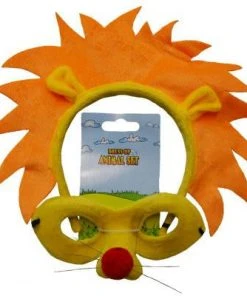 Swedia's Lion Headband & Mask Set Accessoriesc