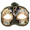 Tomfoolery Accessoriesc Salvatore Men's Masquerade Black Eye Mask