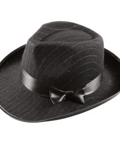 Tomfoolery Gangster Hat-Pinstripe