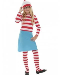 Smiffys Where Is Wally - Wenda Girls Costume