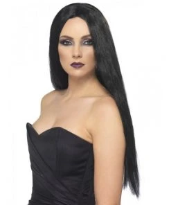 Smiffys Black Witch Wig