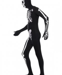 Smiffys Halloween & Horror Skeleton 2nd Skin Glow In Dark - Adult