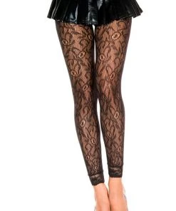 Brave N Krazy 1980's Seamless Lace Leggings