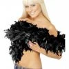 Smiffys Black Deluxe Feather Boa 1920's