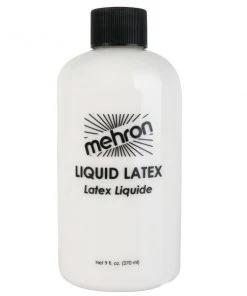 Tomfoolery Special Effects Makeup Mehron Liquid Latex Clear 270ml
