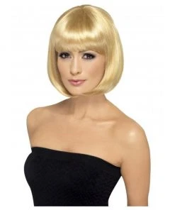 Smiffys Dark Blonde Short Bob Partyrama Wig