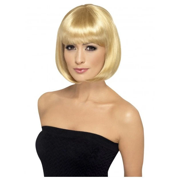 Smiffys Dark Blonde Short Bob Partyrama Wig 1 Smiffys Dark Blonde Short Bob Partyrama Wig