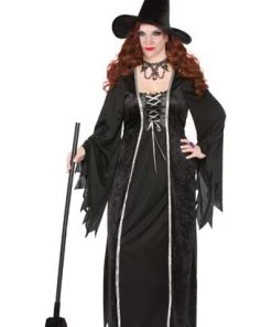 Tomfoolery Dark Witch Ladies Halloween Costume - Plus Ladiesc