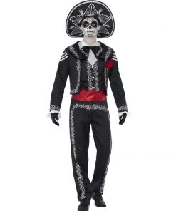 Smiffys Around The World Day Of The Dead Senor Bones Costume