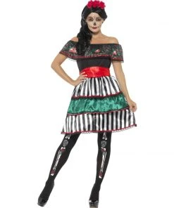 Smiffys Day Of The Dead Senorita Doll Ladiesc