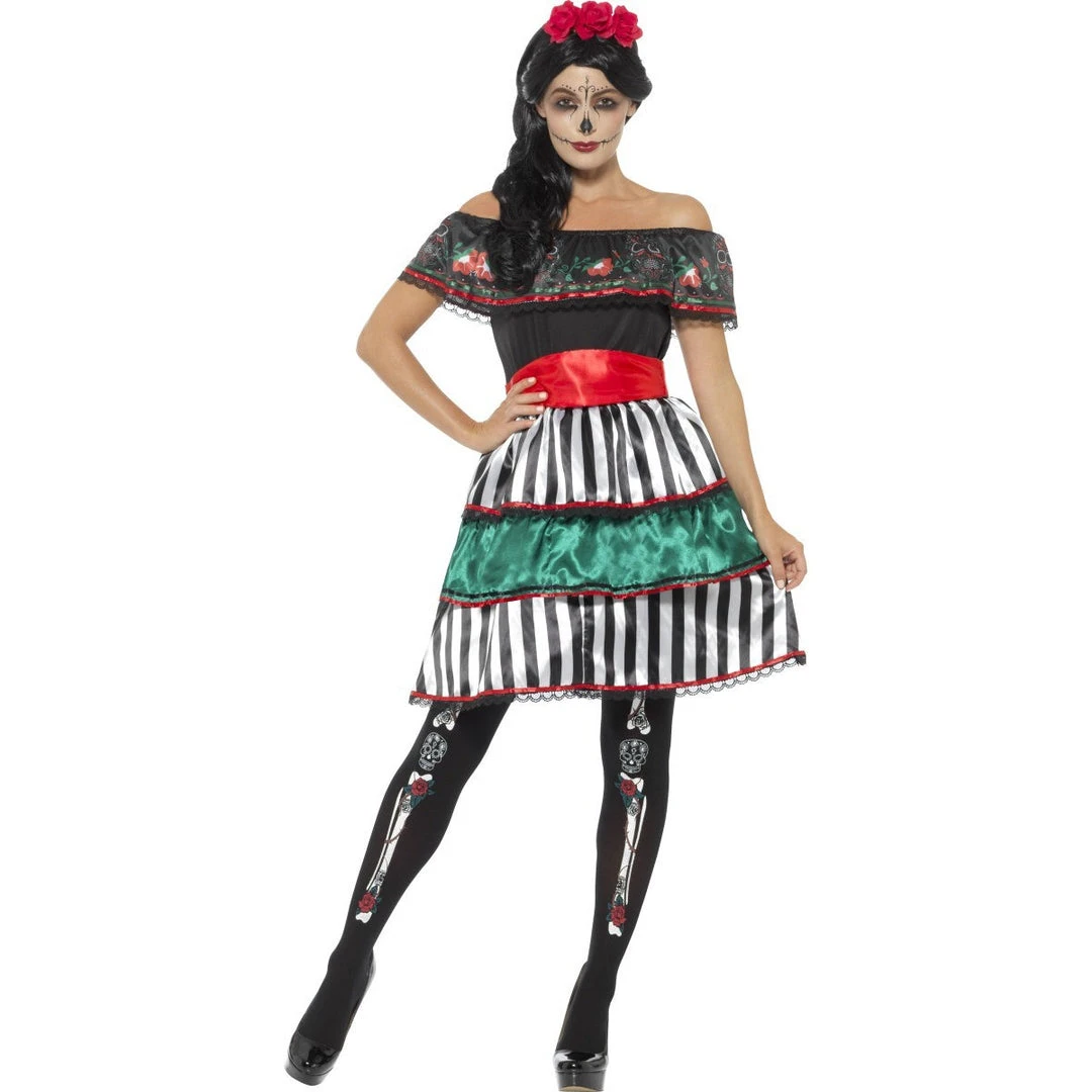 Smiffys Day Of The Dead Senorita Doll Ladiesc 1 Smiffys Day Of The Dead Senorita Doll Ladiesc