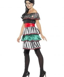 Smiffys Day Of The Dead Senorita Doll Ladiesc