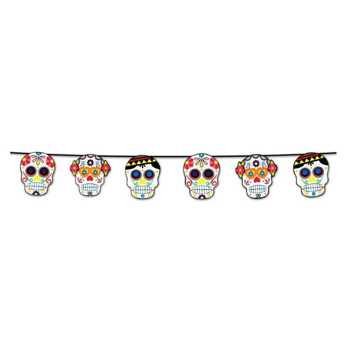 Forum Novelties Day Of The Dead Garland 1 Forum Novelties Day Of The Dead Garland