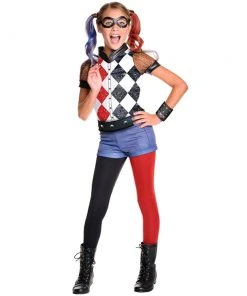 Rubie's Deerfield Harley Quinn DCSHG Deluxe Girls Costume