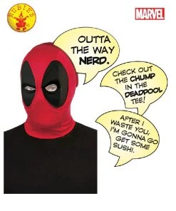 Rubie's Deerfield Deadpool Deluxe Mask With Speech Bubble Superheroes & Villains
