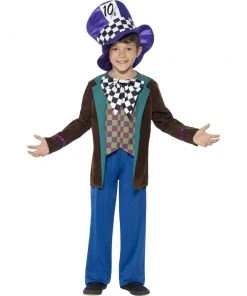 Smiffys Deluxe Fairy Tale Hatter Boys Costume