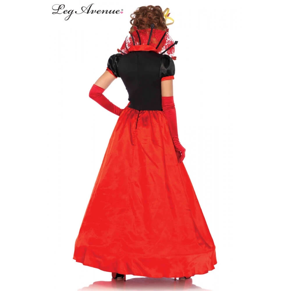 Tomfoolery Deluxe Queen Of Hearts Costume By Leg Avenue 2 Tomfoolery Deluxe Queen Of Hearts Costume By Leg Avenue
