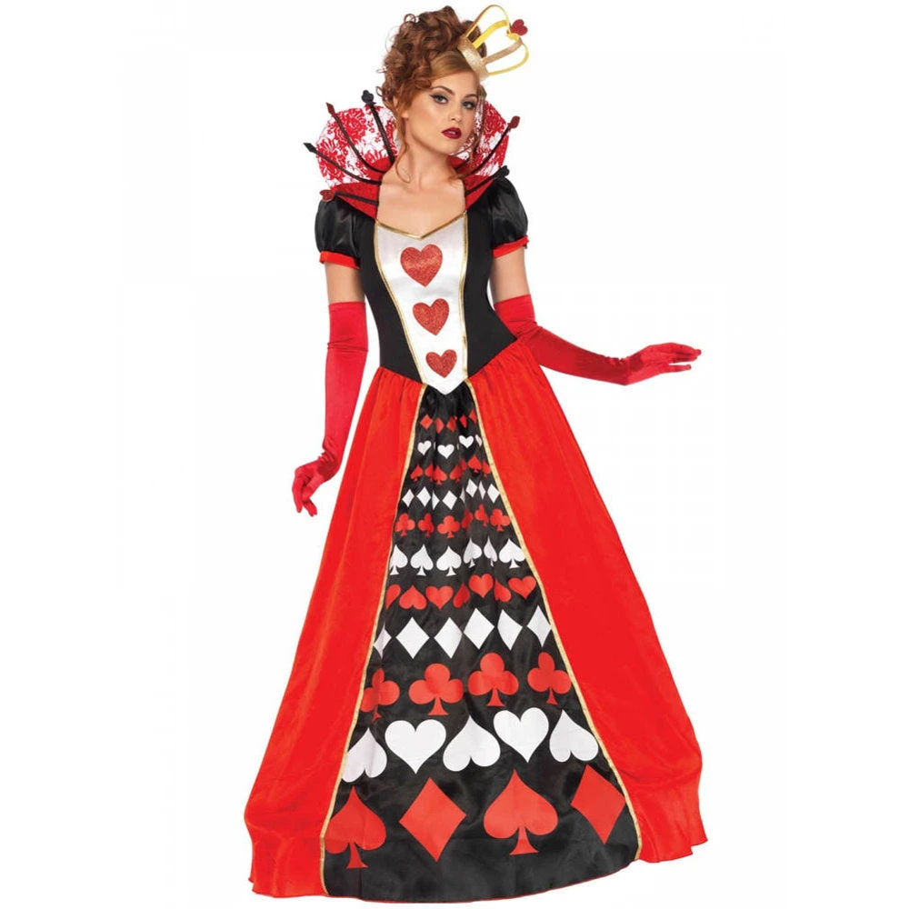 Tomfoolery Deluxe Queen Of Hearts Costume By Leg Avenue 1 Tomfoolery Deluxe Queen Of Hearts Costume By Leg Avenue