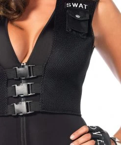 Tomfoolery Ladiesc Deluxe SWAT Commander Ladies Costume - Leg Avenue