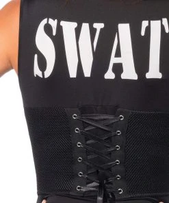 Tomfoolery Ladiesc Deluxe SWAT Commander Ladies Costume - Leg Avenue