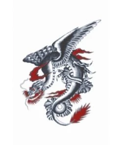Carnival Products Tattoos Tinsley Temp Tattoo - 1912 Dragon