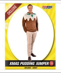 Allen Trading Christmas & New Year Xmas Jumper Xmas Pudding