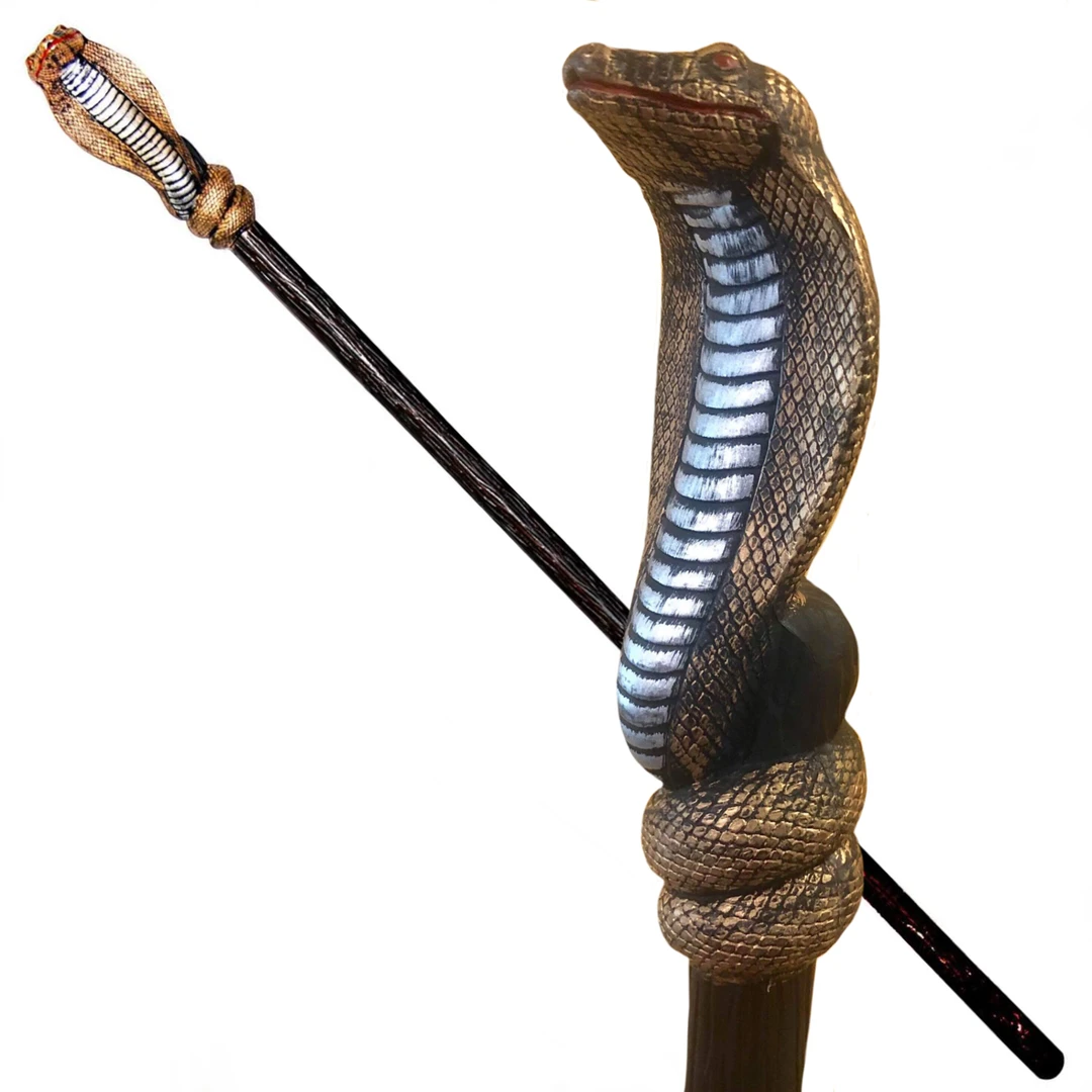 Swedia's Egyptian Gold Cobra Staff Accessoriesc 1 Swedia's Egyptian Gold Cobra Staff Accessoriesc