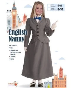 Tomfoolery Girls Costumes English Nanny - Girls - Dr Toms