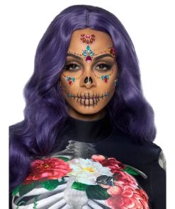 Tomfoolery Day Of The Dead Skeleton Face Jewels