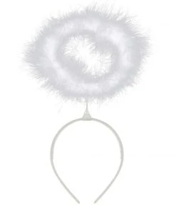 Swedia's Feather Halo-White Accessoriesc