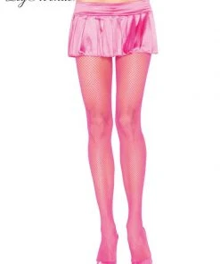 Tomfoolery 1980's Fishnet Pantyhose Fluro - Asst Colours By Leg Avenue