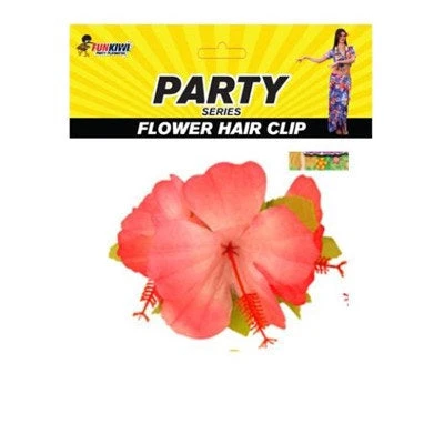 Allen Trading Flower Hair Clip - Red Or Blue Accessoriesc 1 Allen Trading Flower Hair Clip - Red Or Blue Accessoriesc