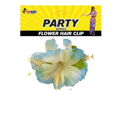 Allen Trading Flower Hair Clip - Red Or Blue Accessoriesc 2 Allen Trading Flower Hair Clip - Red Or Blue Accessoriesc