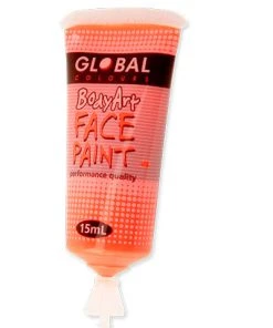 Interalia Group Fluro Orange Face And Body Paint 5 Interalia Group Fluro Orange Face And Body Paint