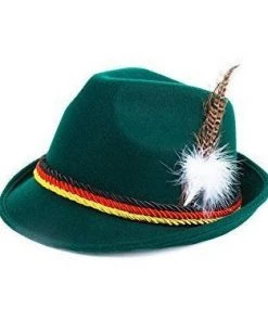 Trademart Forest Green Oktoberfest Fedora