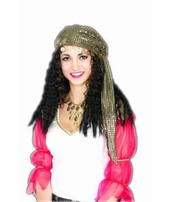 Forum Novelties Around The World Fortune Teller Wig & Scarf