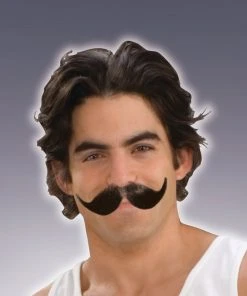 Forum Novelties Full Winged Moustache - Black