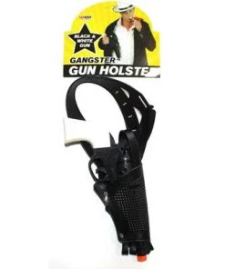 Allen Trading Gangster Gun Holster Black And White Accessoriesc