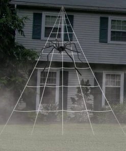Tomfoolery Props Giant Spider Web Yard Decoration