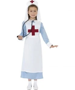 Smiffys Girls Costumes Girls WW1 Nurse Costume