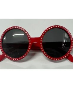 JD Party Glasses - Diamonte Circle - Asst Colors