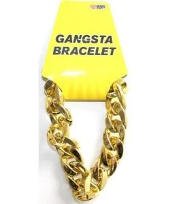 Allen Trading 1920's Gangsta Gold Bracelet