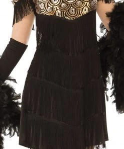 Rubie's Deerfield Gold Flapper Costume-Adult