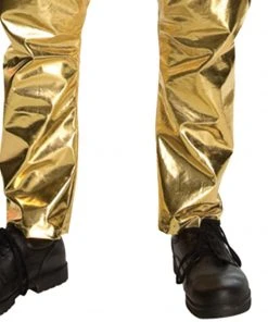 Rubie's Deerfield Mensc Rapper Gold Pants-Adult