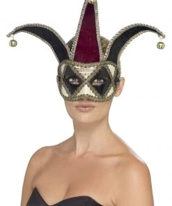 Smiffys Gothic Venetian Harlequin Eyemask