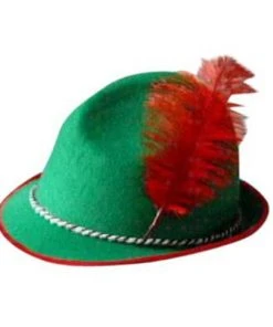 Carnival Products Hats & Headwear Green Alpine Hat