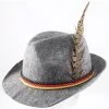 Trademart Accessoriesc Grey German Fedora