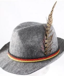 Trademart Accessoriesc Grey German Fedora