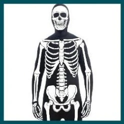 Forum Novelties Disappearing Man Bone Suit-Adult Mensc