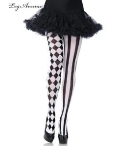 Tomfoolery Harlequin Pantyhose - Leg Avenue